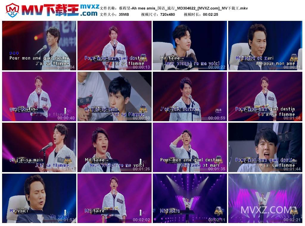 蔡程昱-Ah mes amis_国语_流行_MD304622